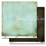 Бумага двусторонняя, Stripe - Dance In Sunshine, 300x300 мм, Glitz Design, BU000767
