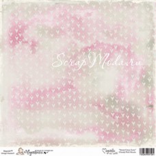 Бумага односторонняя, Sweet Crazy Love, Pink 1061, 150х150 мм, Magnolia, 2012