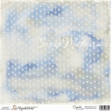 Бумага односторонняя, Sweet Crazy Love, Blue 1065, 150х150 мм, Magnolia, 2012