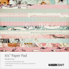 Набор бумаги, Bundle of Joy 1158, 1\2 набора, 150x150 мм., 18 листов, 2 листа высечки, Kaiser Craft