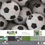 Набор бумаги AllStar soccer, 30,5x30,5 см., Paper House, BU001789