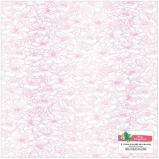 Ацетатный лист Amy Tan Stay Sweet On , 30,5x30,5 см., прозрачный лист с розовым золотым фольгированием. American Crafts, BU002095