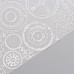 Веллум серебро тиснение "Silver Gears" размер 30,5x30,5см., Fabrika Decoru, BU002252