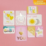 Набор карточек для творчества из коллекции "Little baby girl", с золотым фольгированием, 8 шт. АртУзор, DA000234