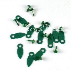 Набор брадсов&анкеры, цвет зелёный, анкеры 1,5 см, брадс 4,5 мм, в наборе 10 анкеров и 10 брадсов. DA000458