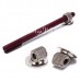 Зажим металлический для ручки, цвет:серебро, размер диаметр 2 см., IN000784