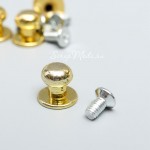 Ручка для шкатулки металл "Мини" цвет:  золото, размер 11х10 мм, IN000957