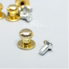 Ручка для шкатулки металл "Мини" цвет:  золото, размер 11х10 мм, IN000957