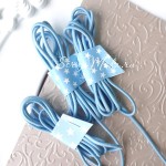 Эластичный шнур с текстильным покрытием, Голубой, диаметр 2 мм.,  цена за 1 метр, LE000432