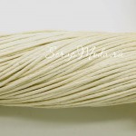 Вощёный шнур, Светло-бежевый, толщина 1 мм., цена за 1 метр, SN000113