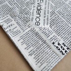 Ткань Newspaper, отрезок 52х70 мм.
