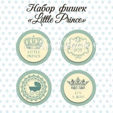Набор фишек "Little prince", 4 шт., Mona Design, UC002581