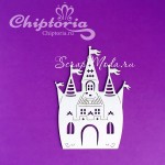 Чипборд Замок,  размер 8,5х6 см, Chiptoria. VT000787